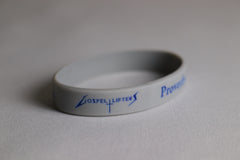Proverbs 27:17 Iron Sharpens Iron Rubber Bracelet
