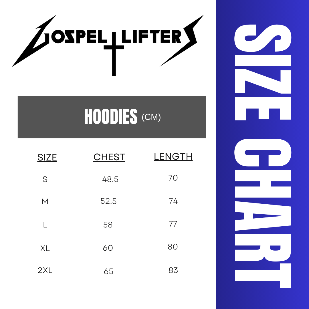 Gospel Lifters Logo Hoodie With Black Strings