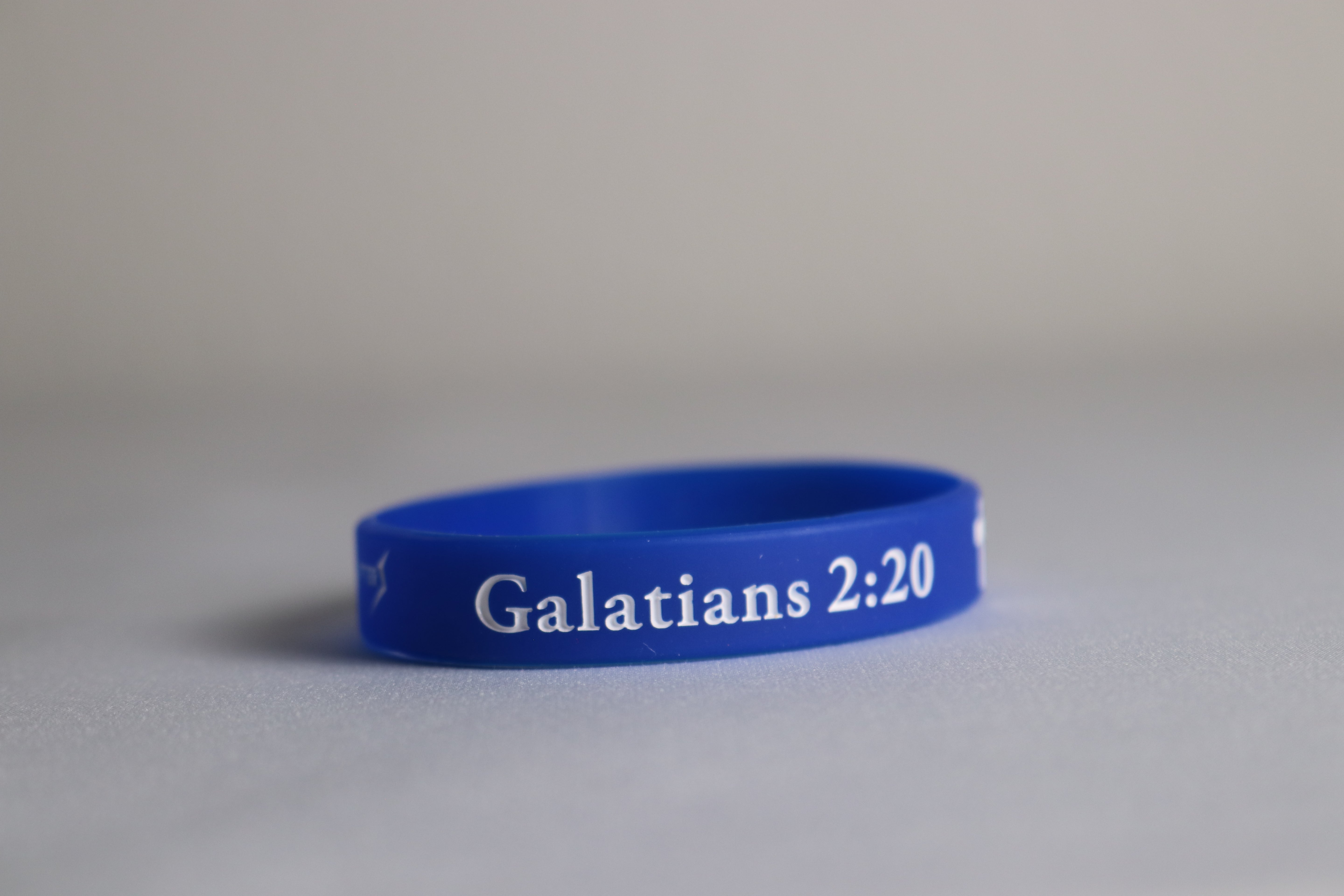 Galatians 2:20 Identity Rubber Bracelet