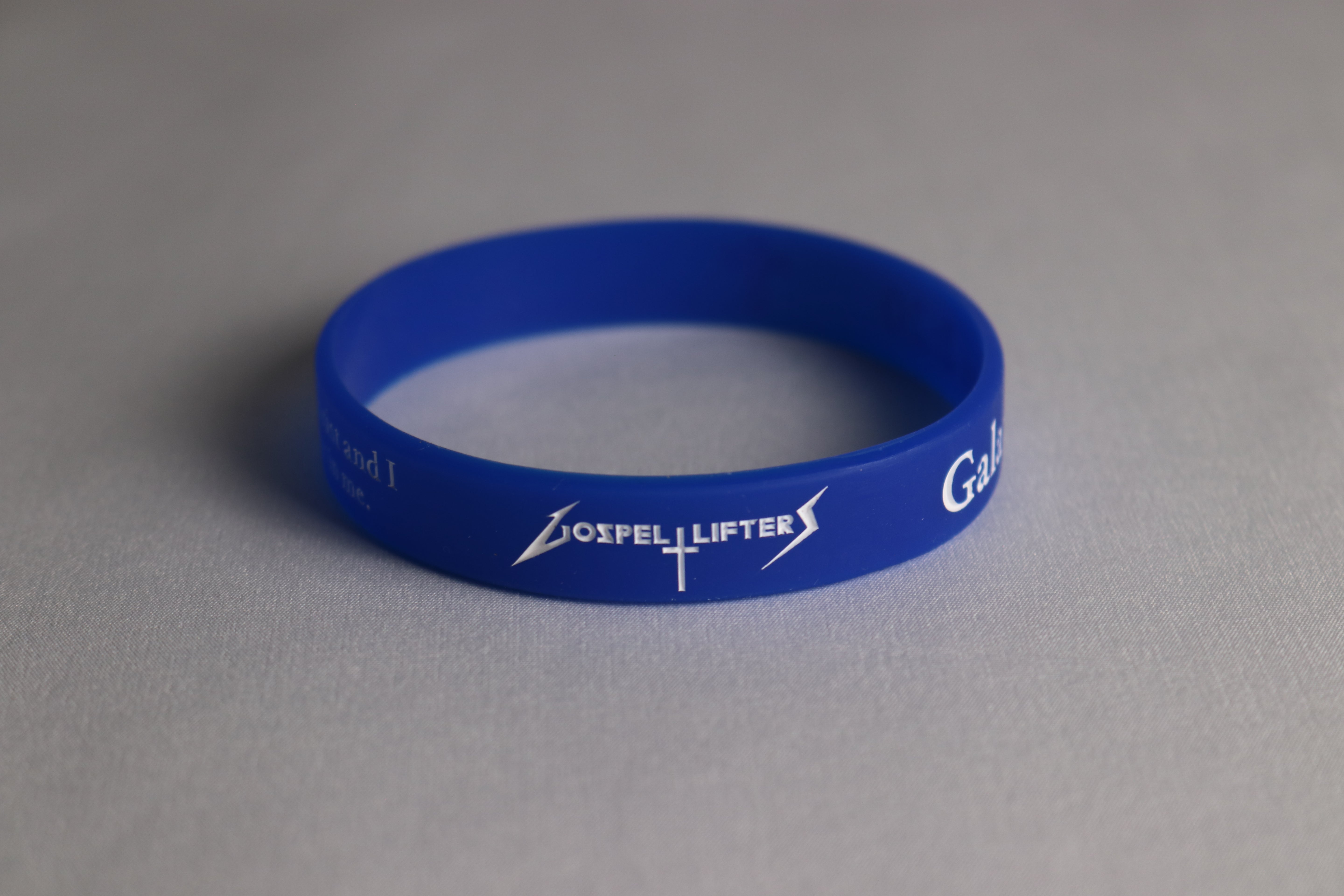 Galatians 2:20 Identity Rubber Bracelet