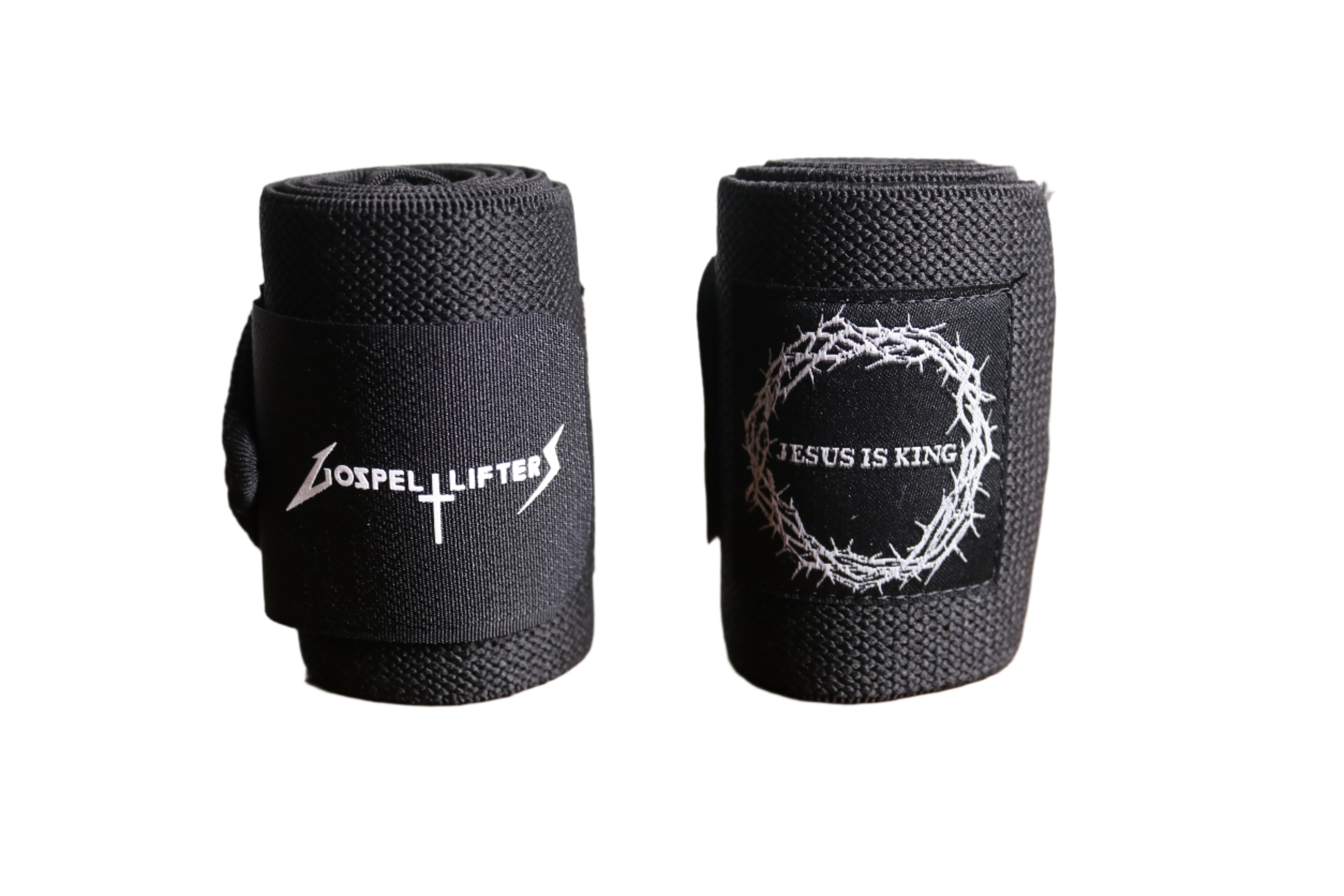 Jesus is King Wrist Wraps